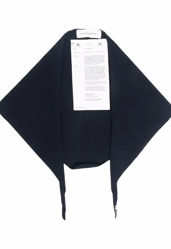 extreme cashmere sjal - Blå