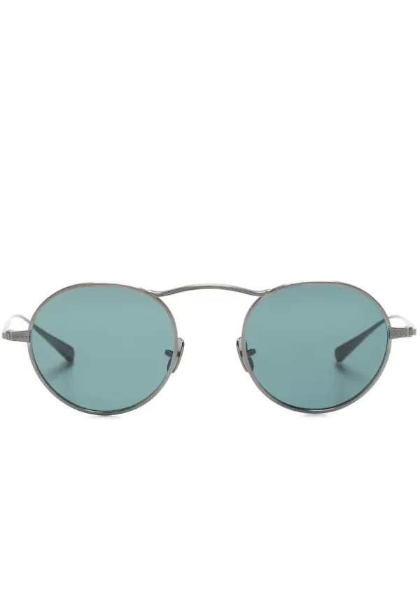 Eyevan7285 runda solglasögon - Silverfärgad
