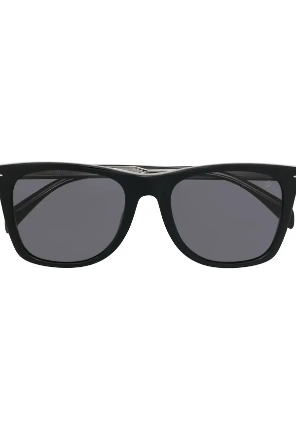 Eyewear by David Beckham fyrkantiga solglasögon - Svart