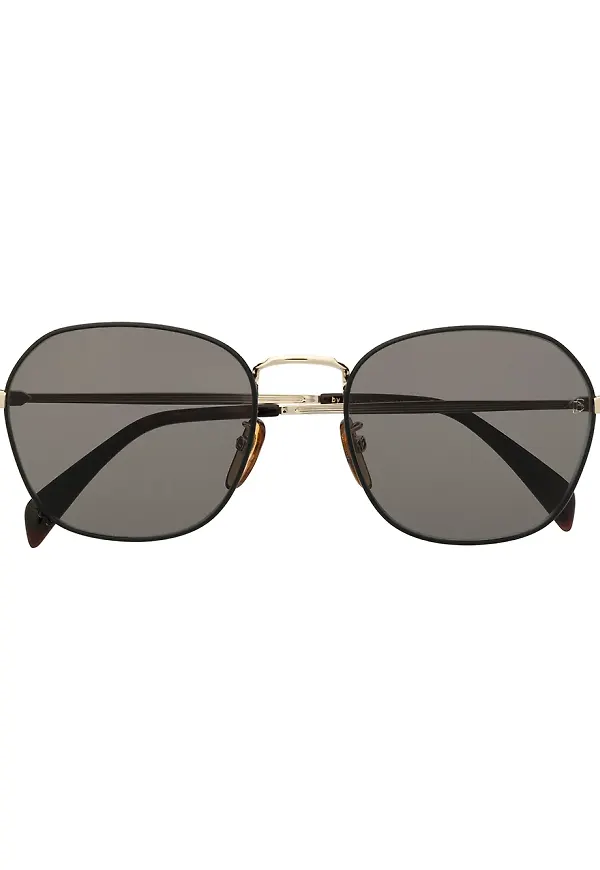 Eyewear by David Beckham fyrkantiga solglasögon - Svart