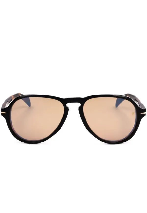 Eyewear by David Beckham pilotsolglasögon - Svart