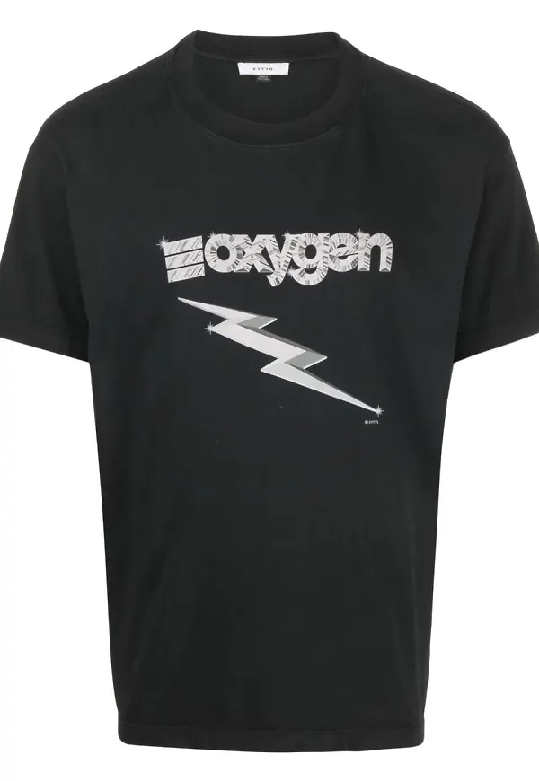 Eytys Oxygen t-shirt med grafiskt tryck - Grå