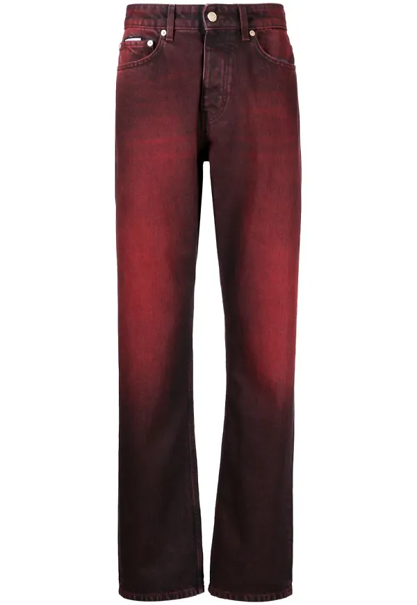 EYTYS straight-jeans - Röd