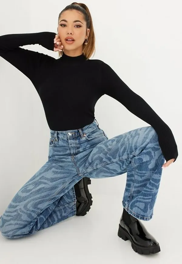 Jacqueline de Yong Jdynewmaryan L/S Highneck Pull. Knt Stickade tröjor