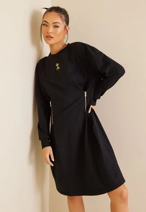 Adidas Originals Ls Dress Långärmade klänningar Black