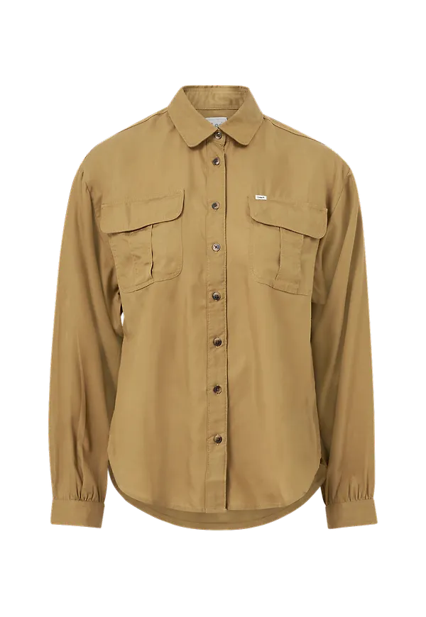 Lee - Skjorta Box Pleat Shirt - Brons