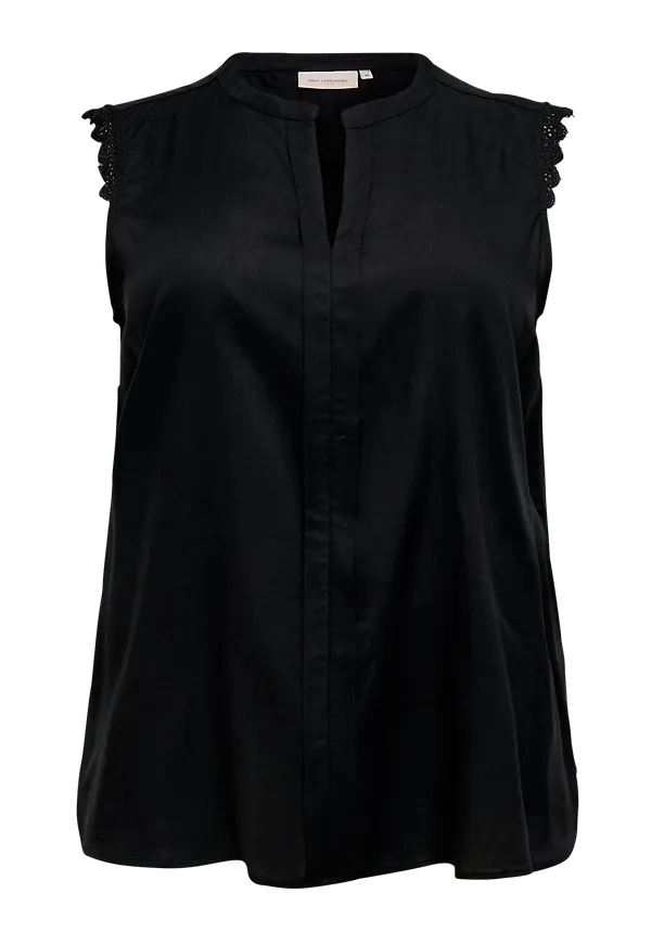 Only Carmakoma - Blus carMumi SL Top - Svart