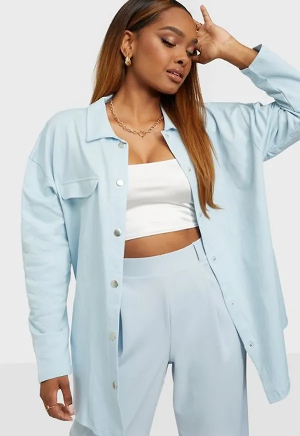NLY Trend Oversized Sweat Shacket Vardagsblusar