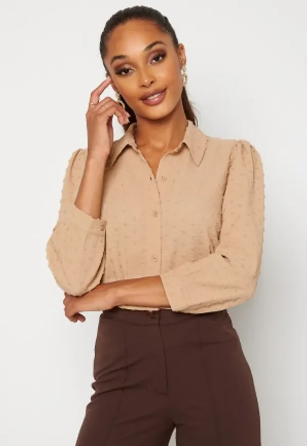 Happy Holly Felicity blouse Beige 48/50