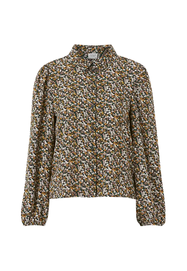 JDY - Skjorta jdyPiper L/S Puff Shirt Wvn - Svart