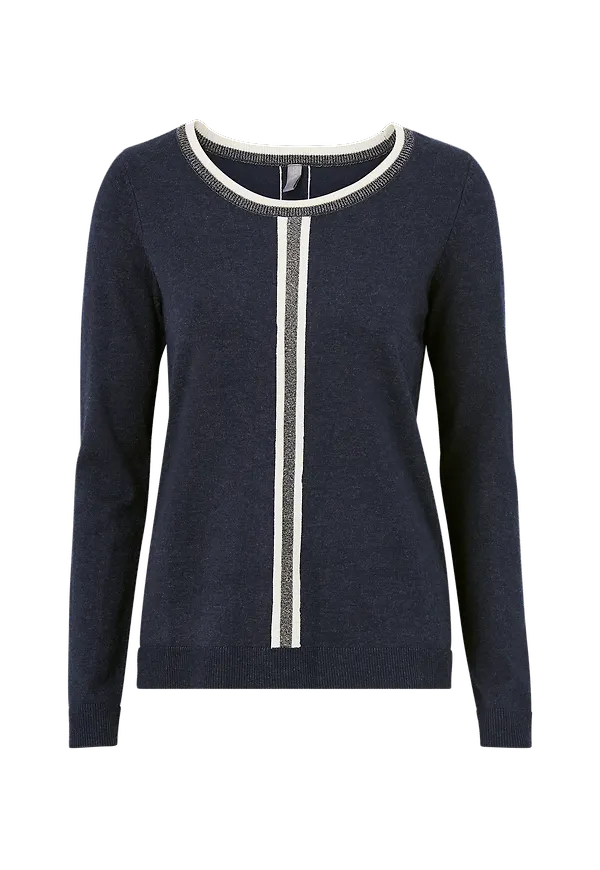 Culture - Tröja cuAnnemarie Pullover - Blå