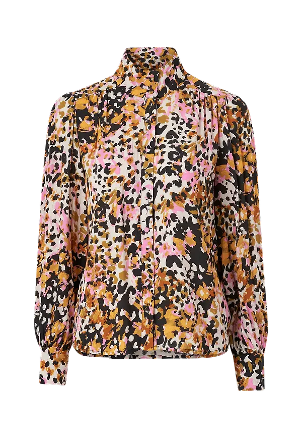 JDY - Blus jdyClaudia L/S Shirt Wvn - Svart