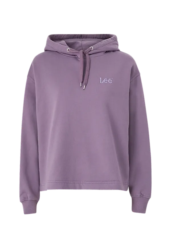 Lee - Huvtröja Loose Hoodie - Lila
