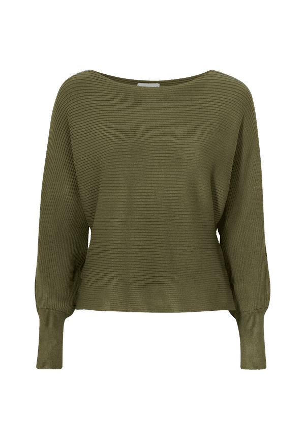Only - Tröja onlAdaline Life L/S Short Pullo Knt - Grön
