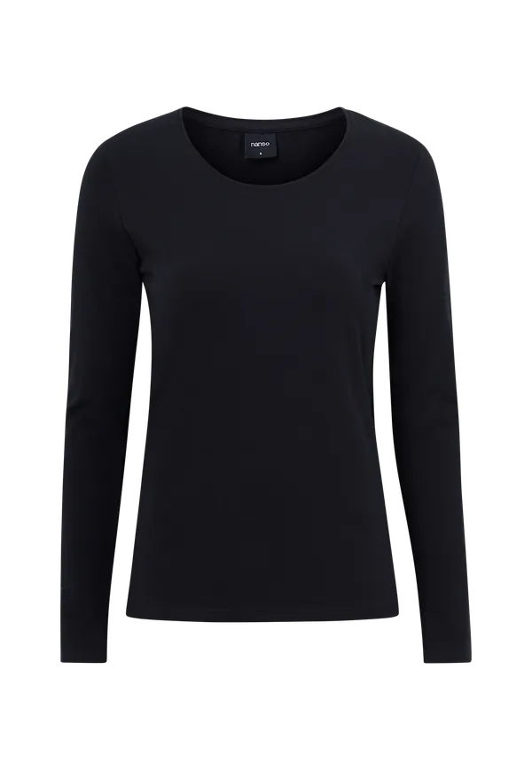 Nanso - Topp Blouse Basic - Svart