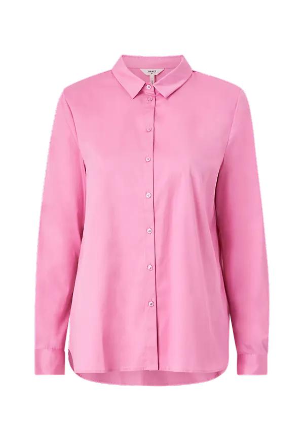 Object - Skjorta objRoxa L/S Loose Shirt - Rosa