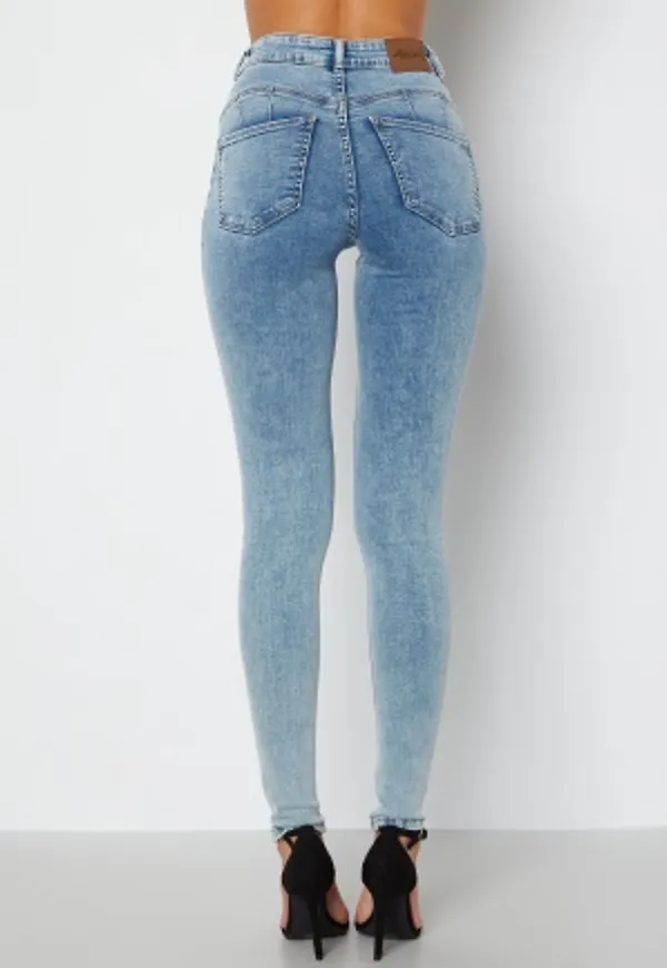 Happy Holly Amy Push Up Jeans Light denim 36R
