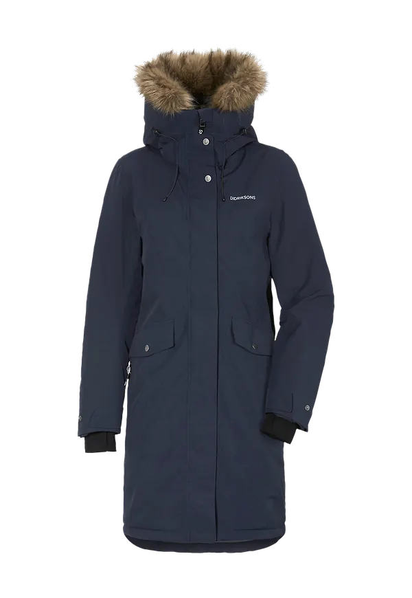 Didriksons - Parkas Erika Wns Parka 2 - Blå