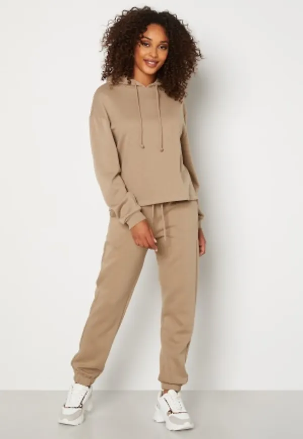 Pieces Chilli HW Sweat Pants Silver Mink XXL