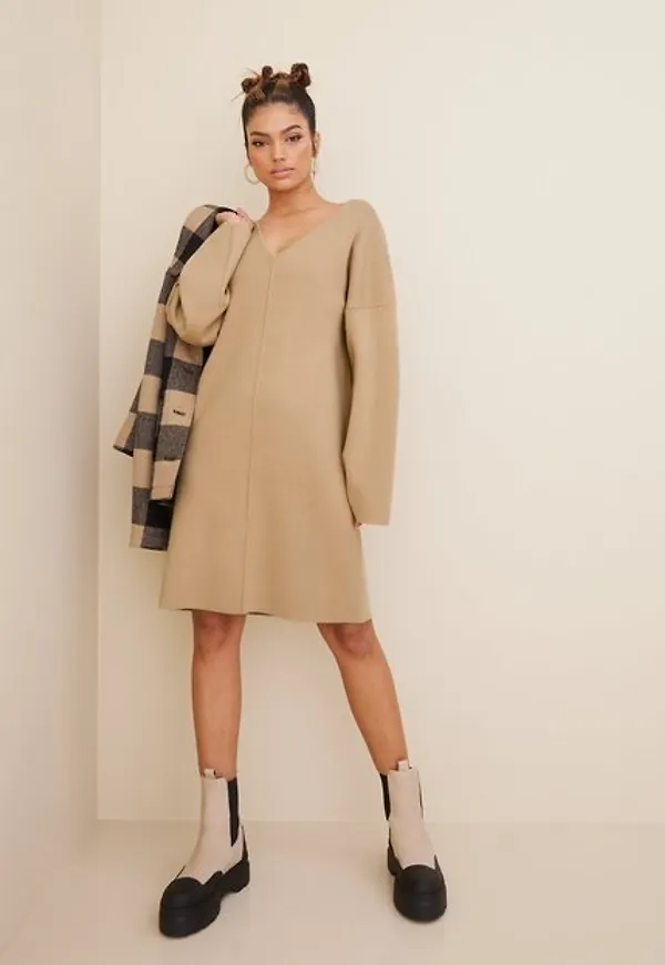 Object Collectors Item Objdanitza L/S Knit Dress 119 Stickade klänningar