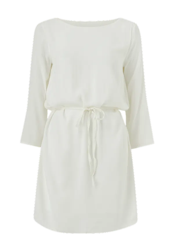 Object - Klänning objLourdes 3/4 Lace Dress Rep - Natur
