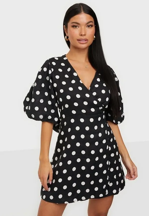 Faithfull the Brand Godiva Wrap Dress Klänning