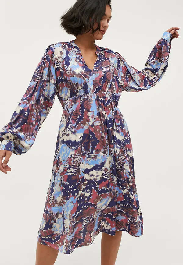 Soaked in Luxury - Klänning slMayana Dress - Blå