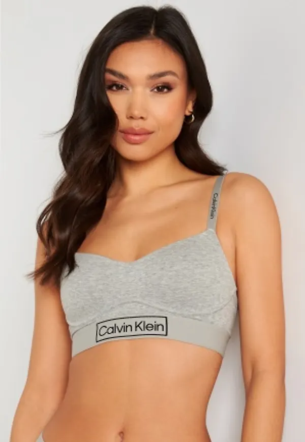 Calvin Klein Light Lined Bralette P7A Grey Heather XL