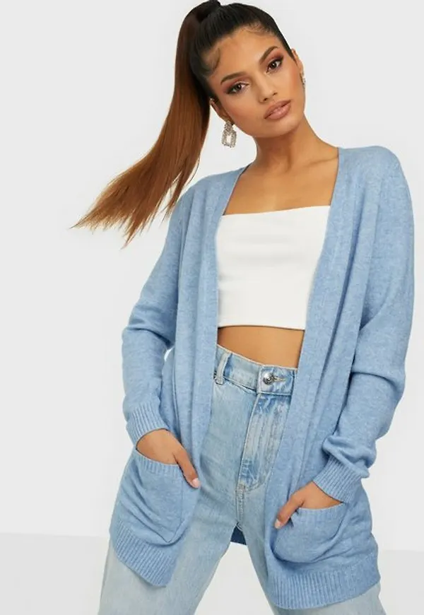 Only Onllesly L/S Open Cardigan Knt Noos Cardigans Allure W. Melange