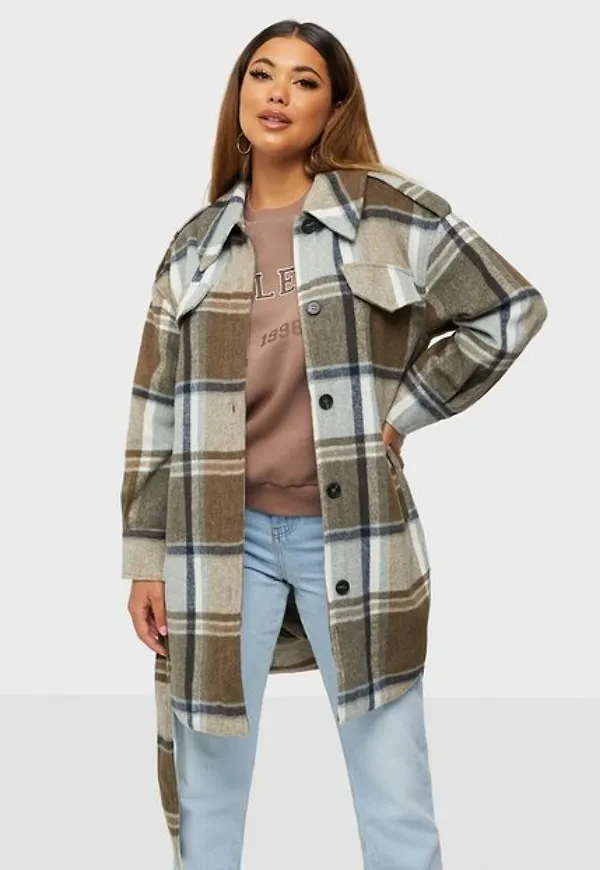 Co'couture Maximilian Check Shirt Jacket skjortjackor
