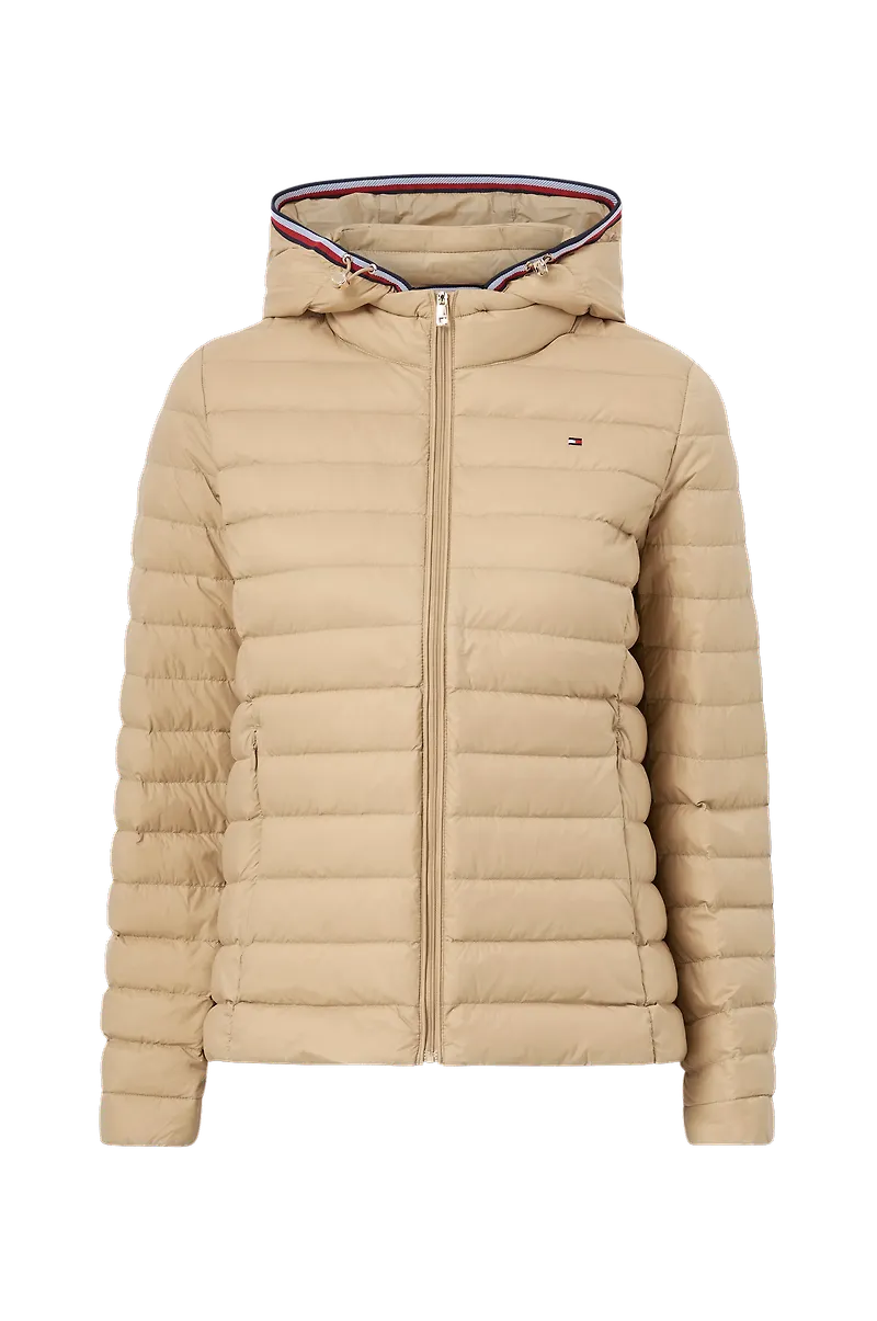 Tommy Hilfiger - Dunjacka TH Ess LW Down Jkt - Beige