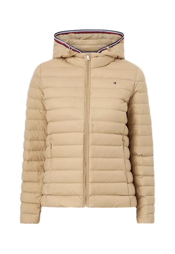 Tommy Hilfiger - Dunjacka TH Ess LW Down Jkt - Beige