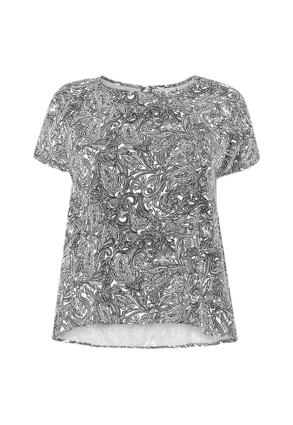 KAFFE Curve - Topp kcPaige SS Blouse - Vit