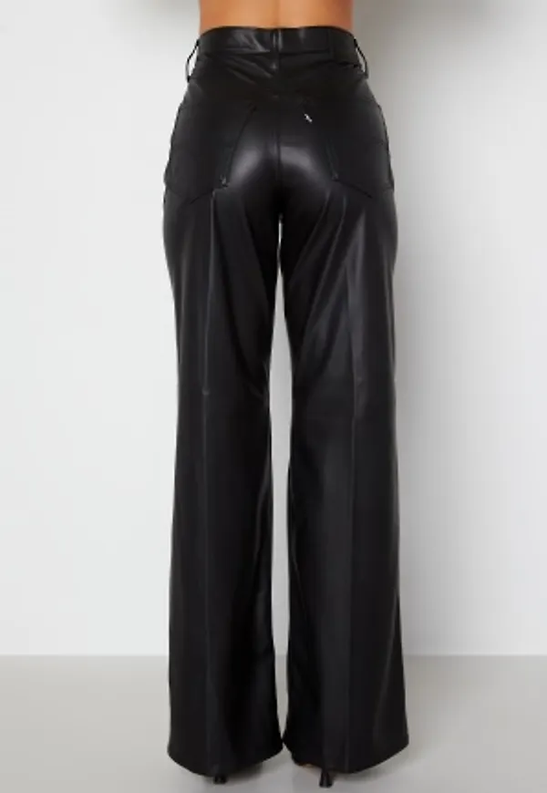 LEVI'S Flare Faux Leather 0000 Leather Night 26/32