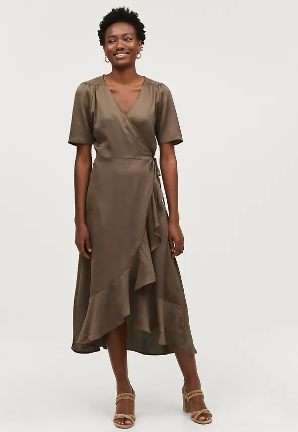 Soaked in Luxury - Klänning Karven Dress - Brun