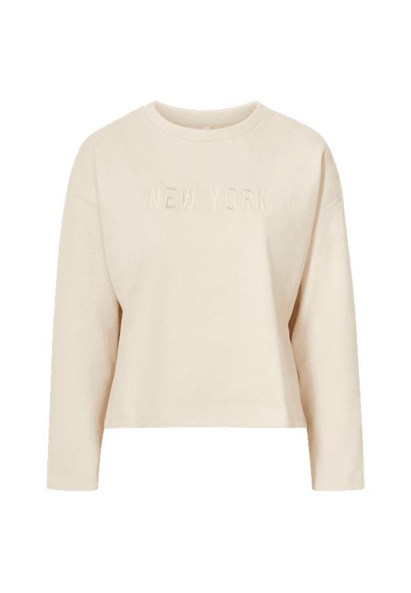 JDY - Sweatshirt jdyParis Life L/S Short Emb Sweat J - Beige