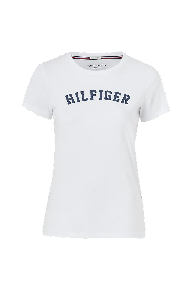 Tommy Hilfiger - Topp SS Tee Print - Vit