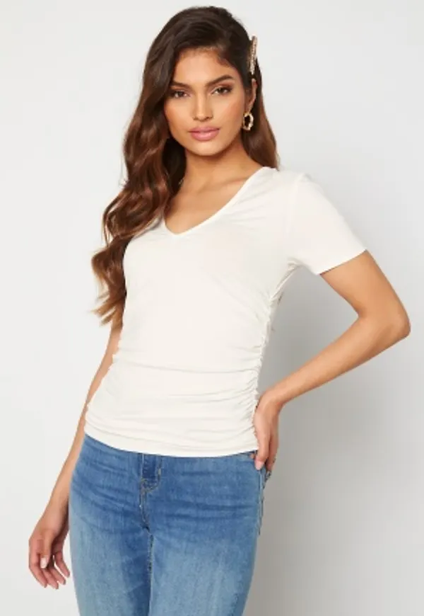 Chiara Forthi Carmelina ruched top White XS