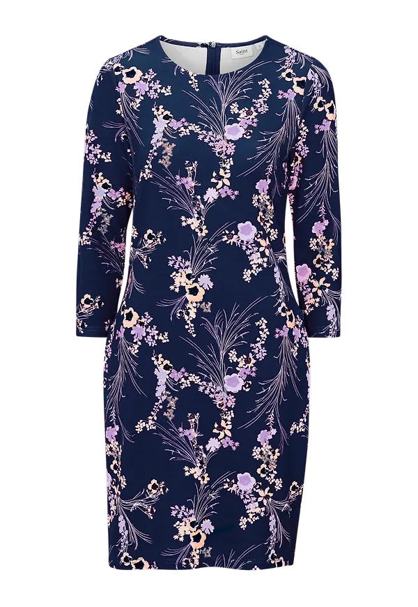 Saint Tropez - Klänning Jersey Dress - Blå