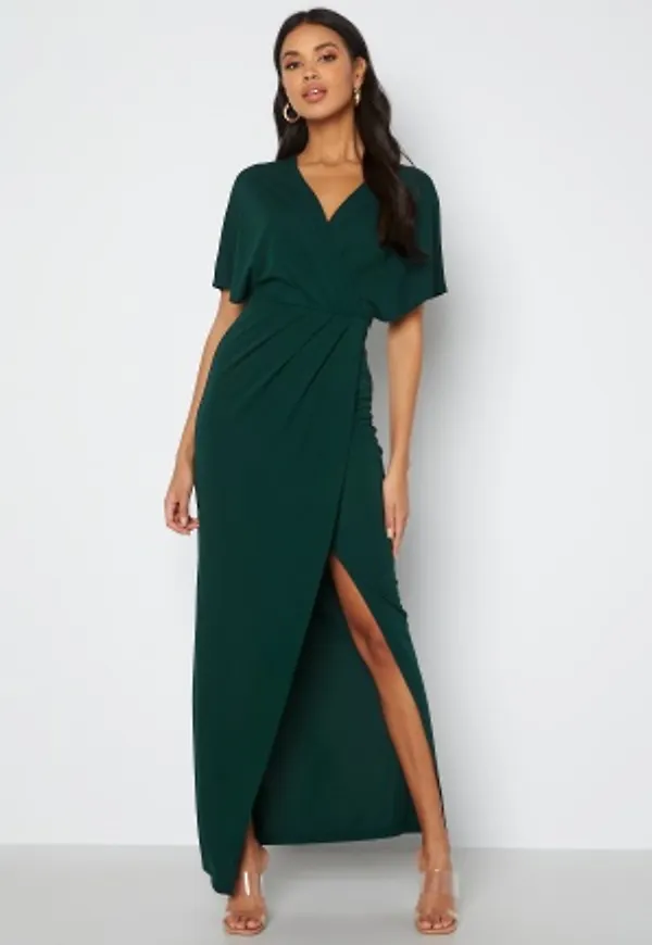Bubbleroom Occasion Selena maxi dress Dark green 38