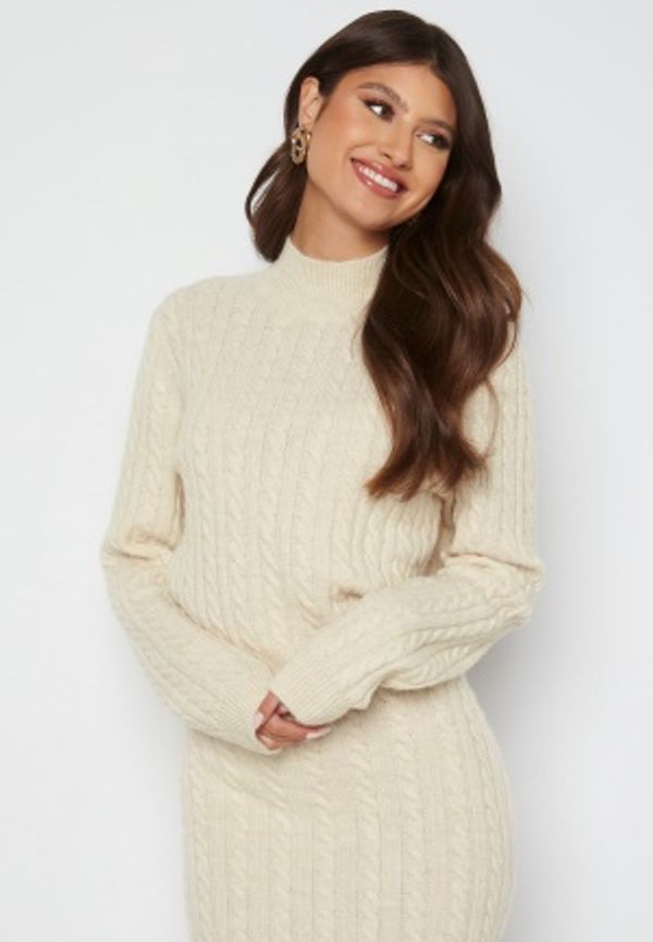 BUBBLEROOM Lively knitted sweater Cream XL