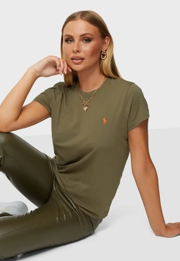 Polo Ralph Lauren Rl Tee W Pp-Short Sleeve-T-Shirt T-shirts Green