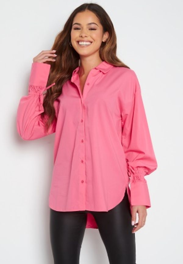 Pieces Sella LS Shirt Hot Pink XS