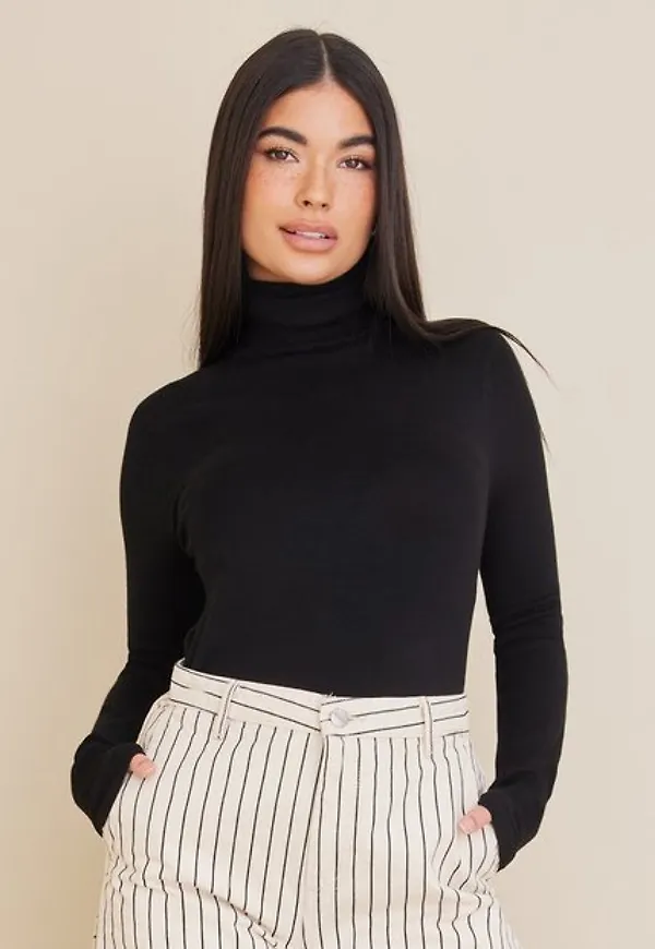 Only Onlvenice L/S Roll Pullover Knt Noo Polotröjor
