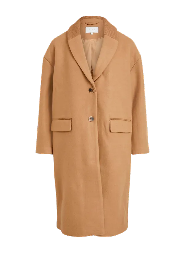 Vila - Kappa viCallee Wool Coat - Brun