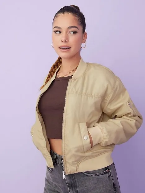 Jacqueline de Yong Jdyhummer Bomber Jacket Otw Sie Bomberjackor