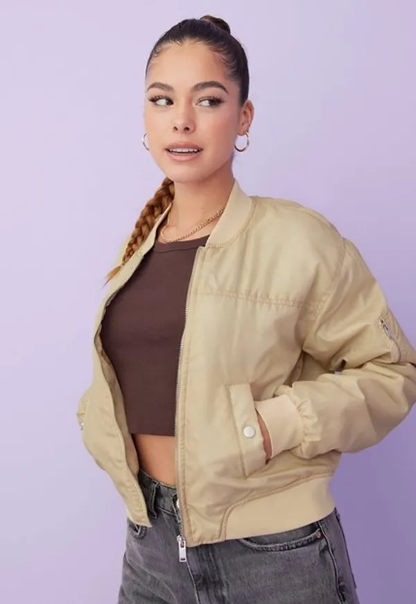 Jacqueline de Yong Jdyhummer Bomber Jacket Otw Sie Bomberjackor