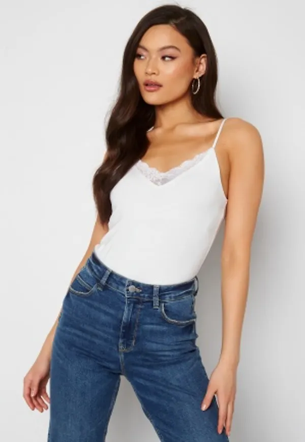 SELECTED FEMME Mandy Lace Singlet Snow White XXL