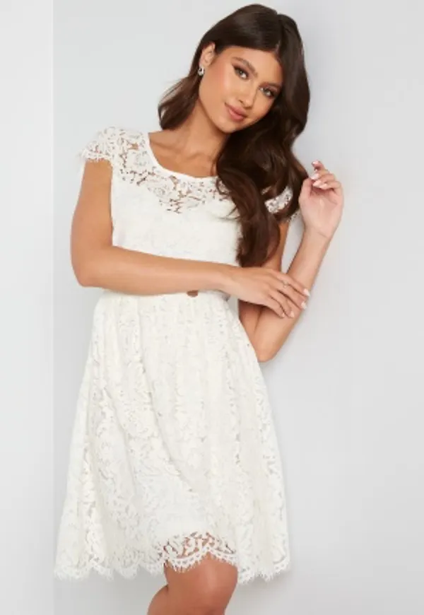 Chiara Forthi Guidia lace dress White 40