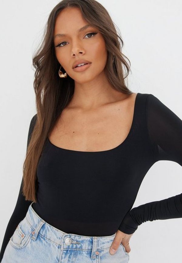 Missguided Asset Sculpted Slinky Square Neck Body Bodys